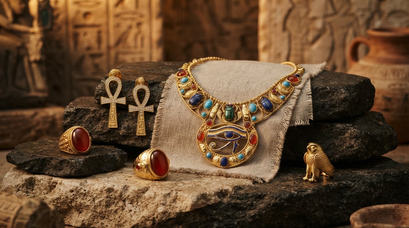 Ankh cross pendant necklace